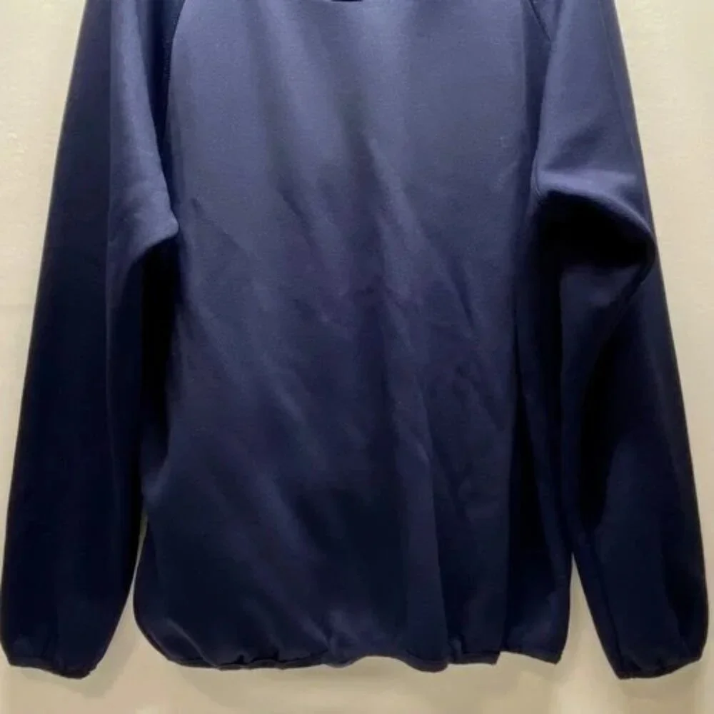 Seahawks NFL Fleece Men's L/G Nvy Glll Long Sleeve Seattle Football 1/4 Zip READ